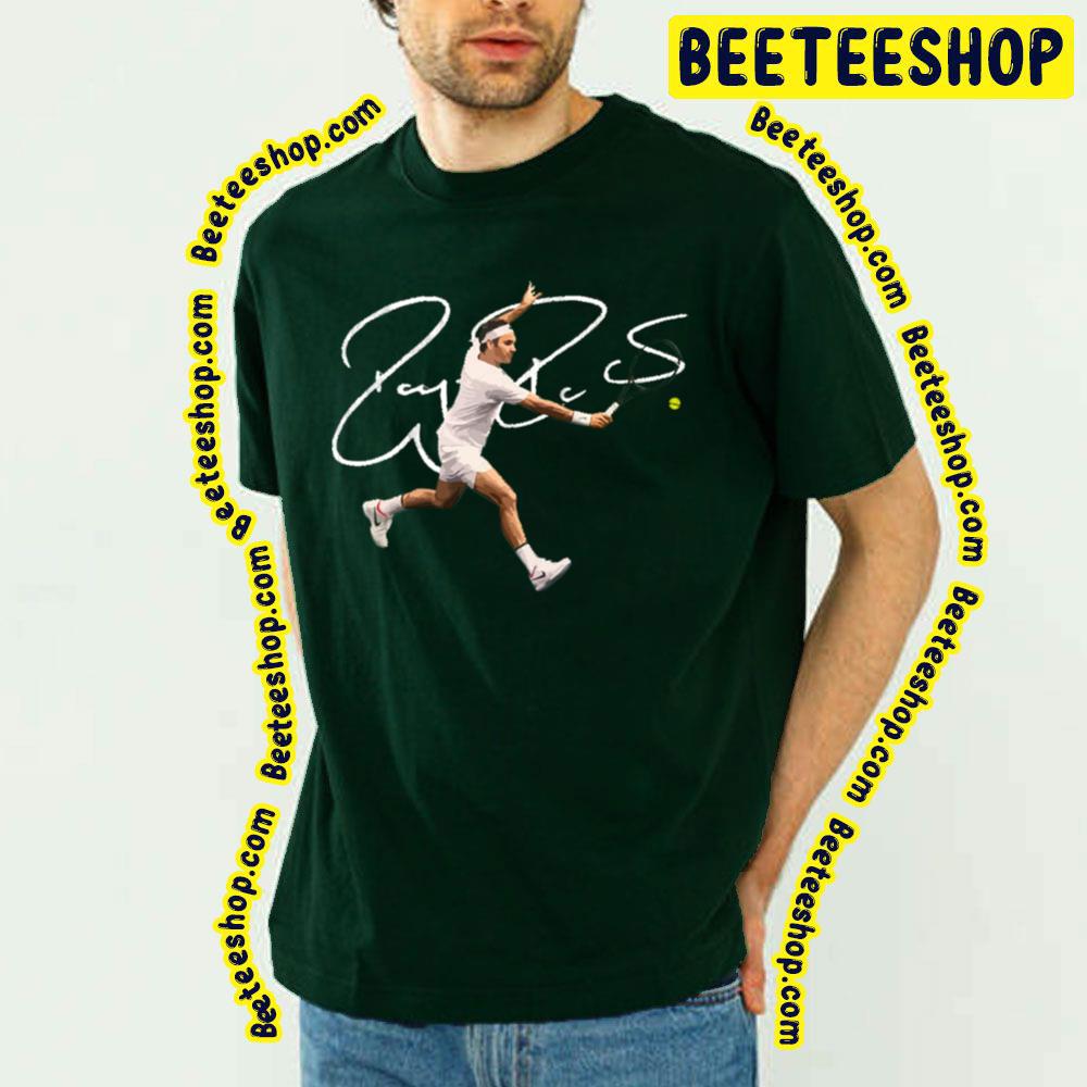 Autograph Roger Federer Trending Unisex T-Shirt Autograph Roger Federer Trending Unisex T-Shirt