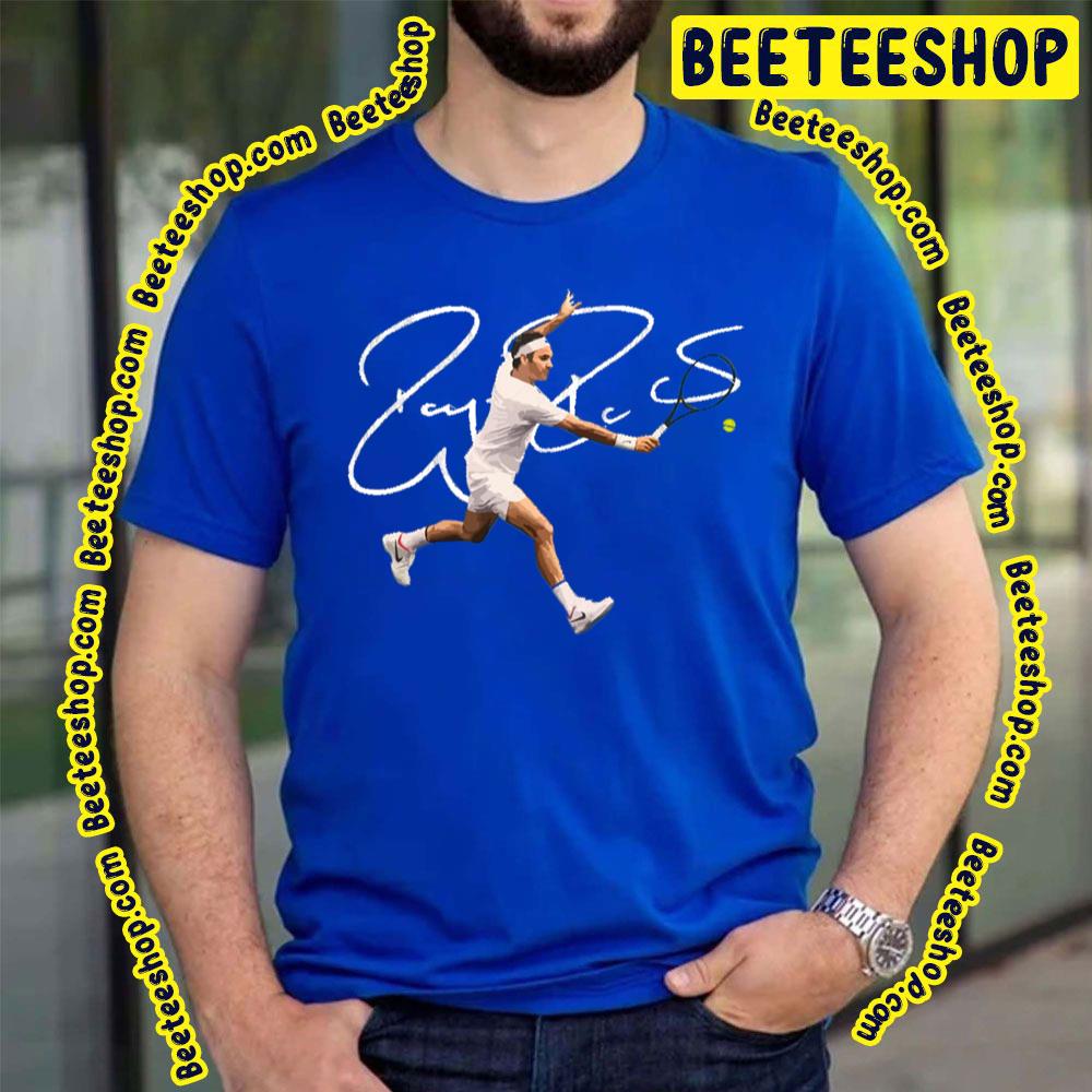 Autograph Roger Federer Trending Unisex T-Shirt Autograph Roger Federer Trending Unisex T-Shirt