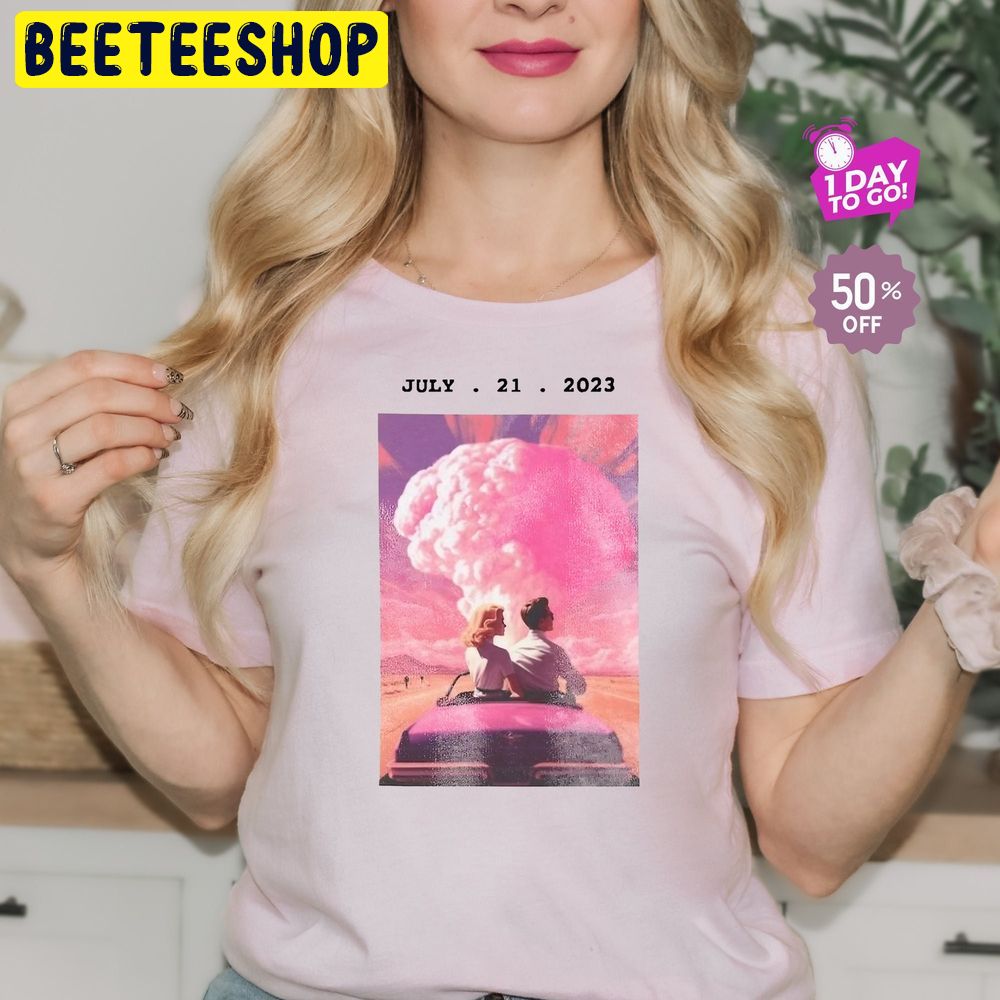Barbenheimer Barbie Movie Oppenheimer Trending Unisex T-Shirt Barbenheimer Barbie Movie Oppenheimer Trending Unisex T-Shirt