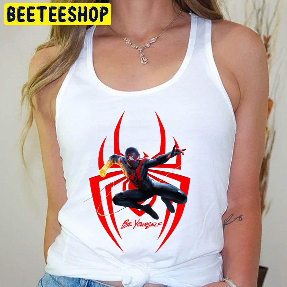 Be Yourself Miles Morales Spiderverse Movie Trending Unisex T-Shirt Be Yourself Miles Morales Spiderverse Movie Trending Unisex T-Shirt
