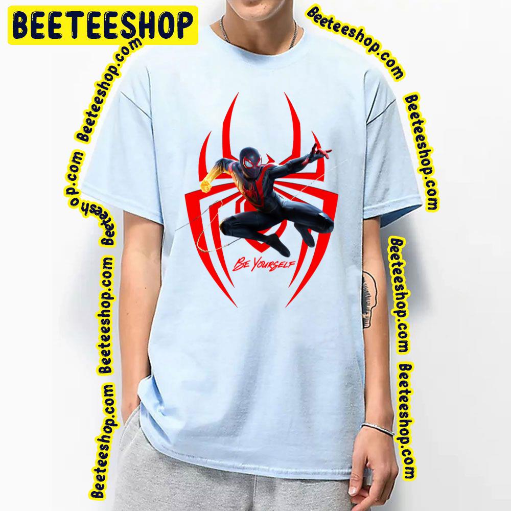 Be Yourself Miles Morales Spiderverse Movie Trending Unisex T-Shirt Be Yourself Miles Morales Spiderverse Movie Trending Unisex T-Shirt