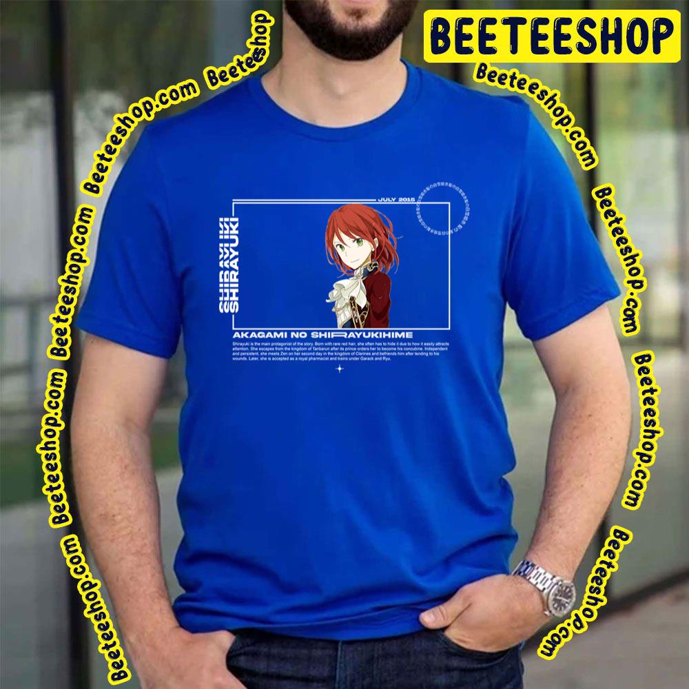 Beautiful Akagami no Shirayuki hime Trending Unisex T-Shirt Beautiful Akagami no Shirayuki hime Trending Unisex T-Shirt