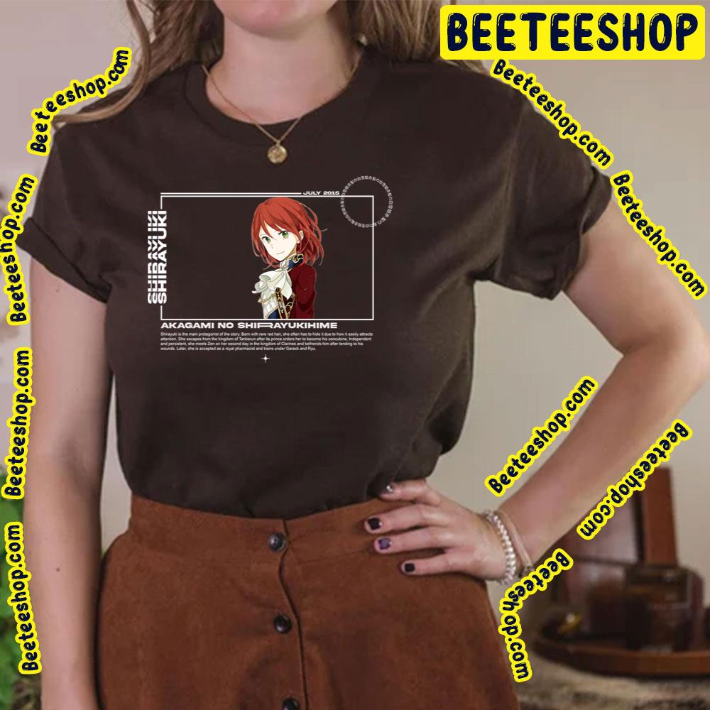 Beautiful Akagami no Shirayuki hime Trending Unisex T-Shirt Beautiful Akagami no Shirayuki hime Trending Unisex T-Shirt