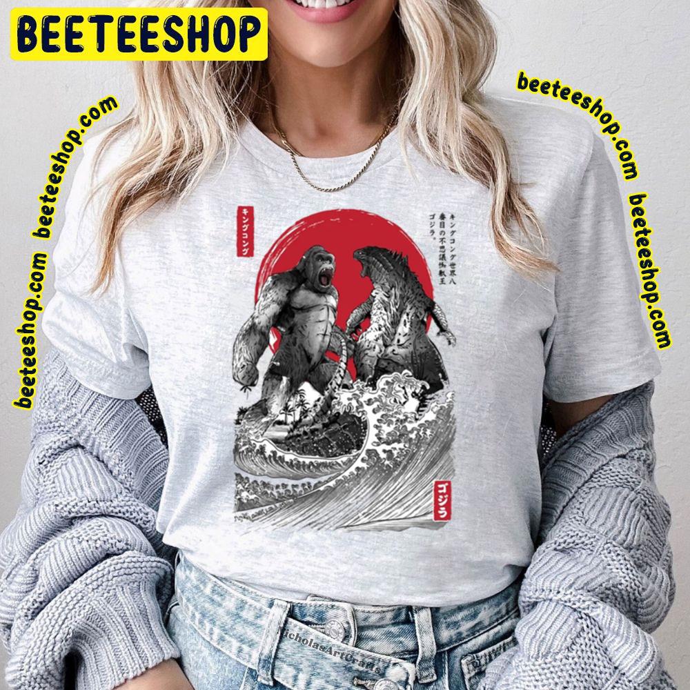 Big Fight Godzilla Trending Unisex T-Shirt Big Fight Godzilla Trending Unisex T-Shirt
