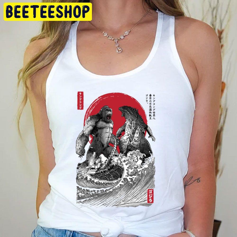 Big Fight Godzilla Trending Unisex T-Shirt Big Fight Godzilla Trending Unisex T-Shirt