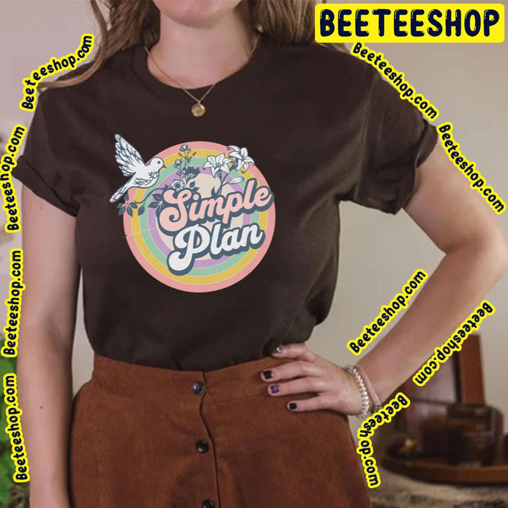 Bird Rainbow Simple Plan Trending Unisex T-Shirt Bird Rainbow Simple Plan Trending Unisex T-Shirt