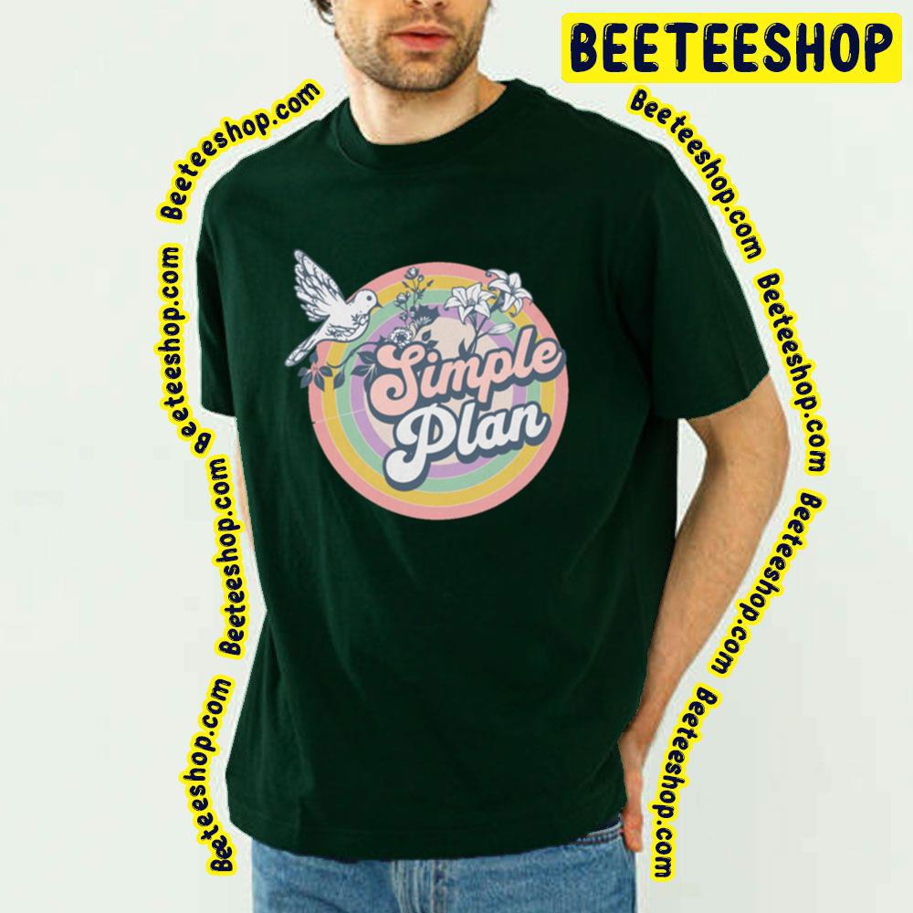 Bird Rainbow Simple Plan Trending Unisex T-Shirt Bird Rainbow Simple Plan Trending Unisex T-Shirt