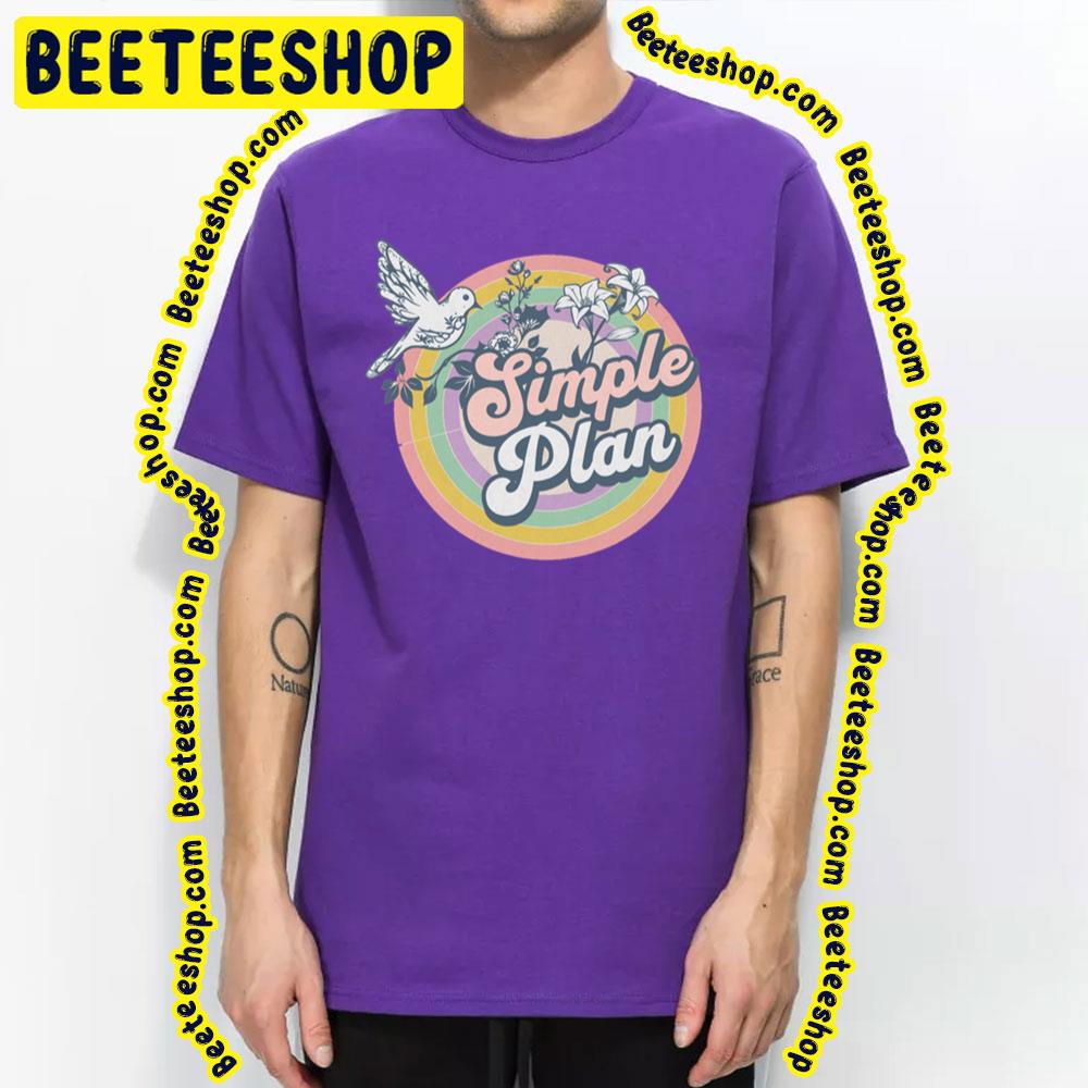 Bird Rainbow Simple Plan Trending Unisex T-Shirt Bird Rainbow Simple Plan Trending Unisex T-Shirt