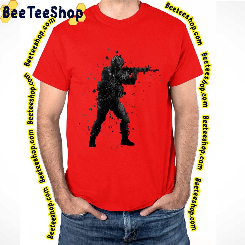 Black Art Counter Strike Trending Unisex T-Shirt Black Art Counter Strike Trending Unisex T-Shirt