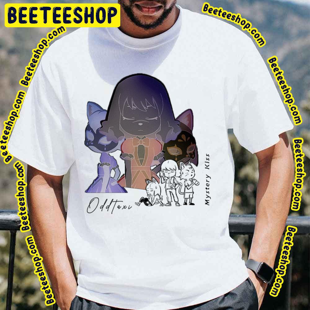 Black Art Mystery Kiss Odd Taxi Trending Unisex T-Shirt Black Art Mystery Kiss Odd Taxi Trending Unisex T-Shirt