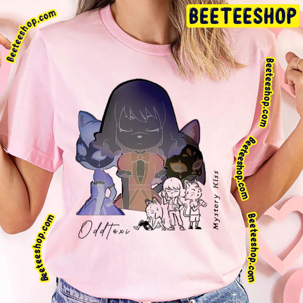 Black Art Mystery Kiss Odd Taxi Trending Unisex T-Shirt Black Art Mystery Kiss Odd Taxi Trending Unisex T-Shirt