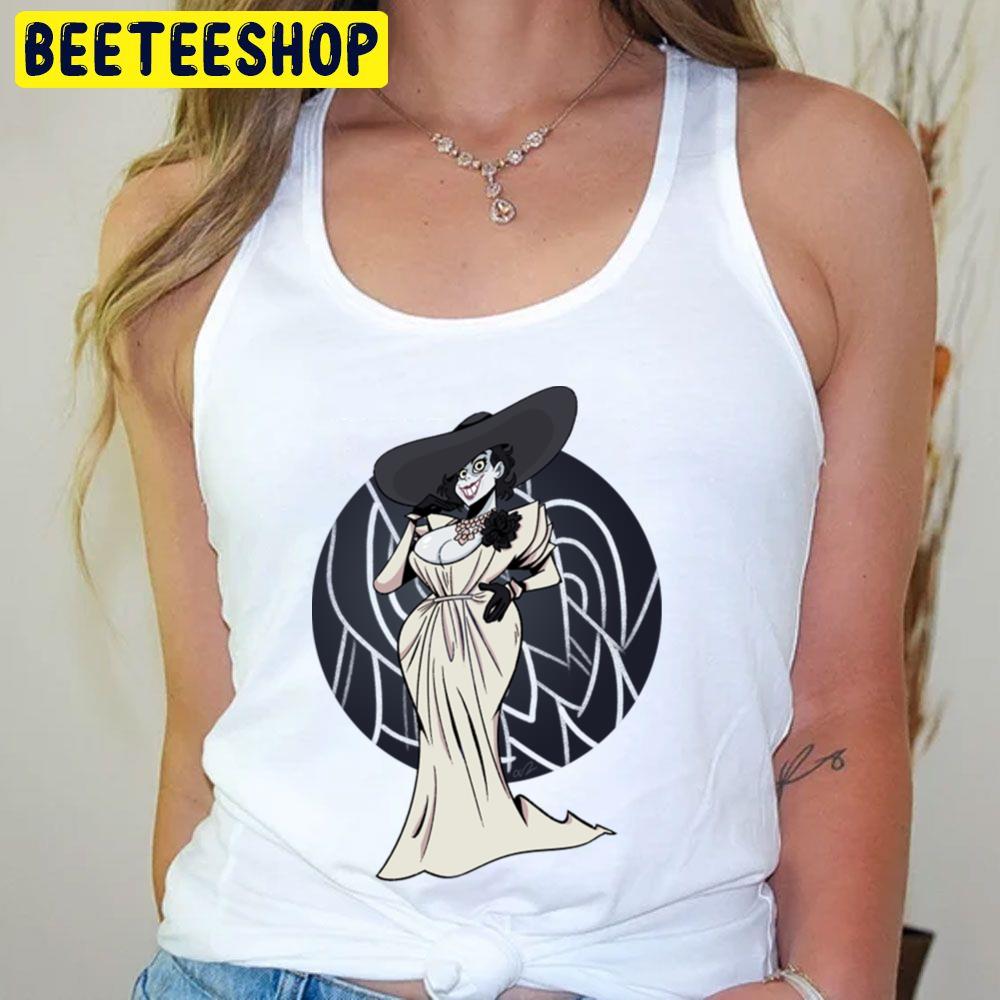 Black Circle Lady Dimitrescu Resident Evil Village Trending Unisex T-Shirt Black Circle Lady Dimitrescu Resident Evil Village Trending Unisex T-Shirt