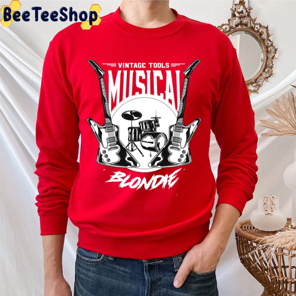 Black Guitar Blondie Trending Unisex T-Shirt Black Guitar Blondie Trending Unisex T-Shirt