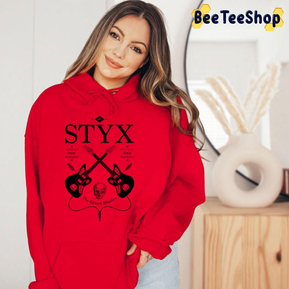 Black Guitar Styx Trending Unisex T-Shirt Black Guitar Styx Trending Unisex T-Shirt