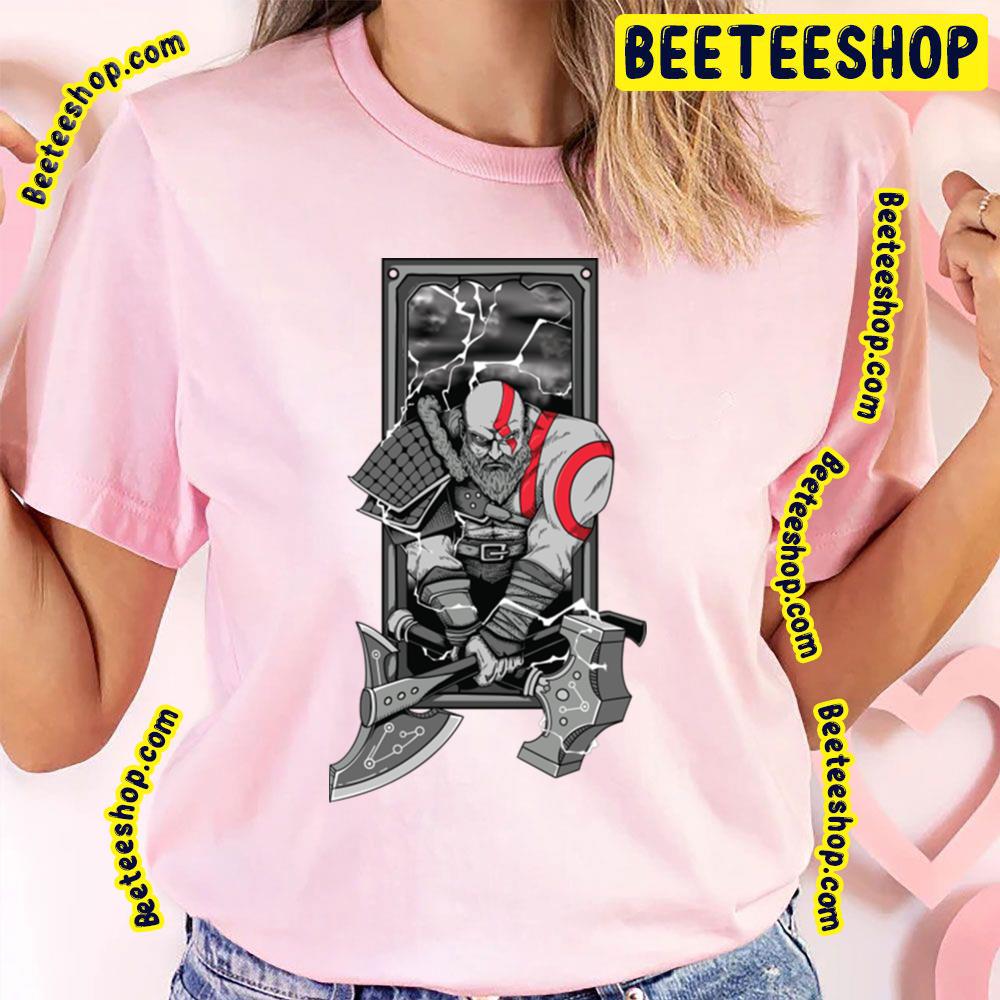 Black Kratos God Of War Ragnarok Game Trending Unisex T-Shirt Black Kratos God Of War Ragnarok Game Trending Unisex T-Shirt
