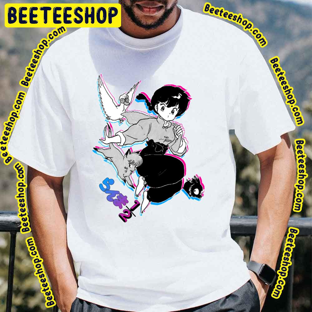 Black Neon Ranma Trending Unisex T-Shirt Black Neon Ranma Trending Unisex T-Shirt