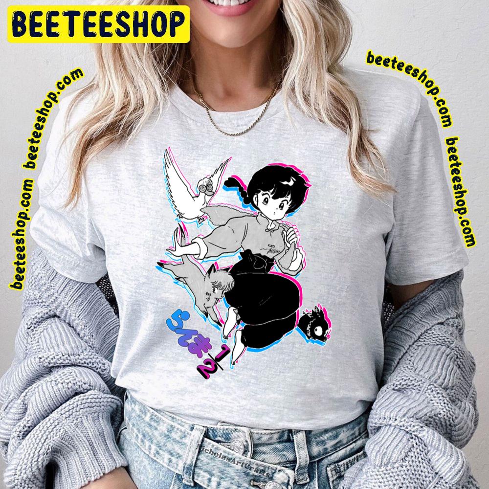 Black Neon Ranma Trending Unisex T-Shirt Black Neon Ranma Trending Unisex T-Shirt