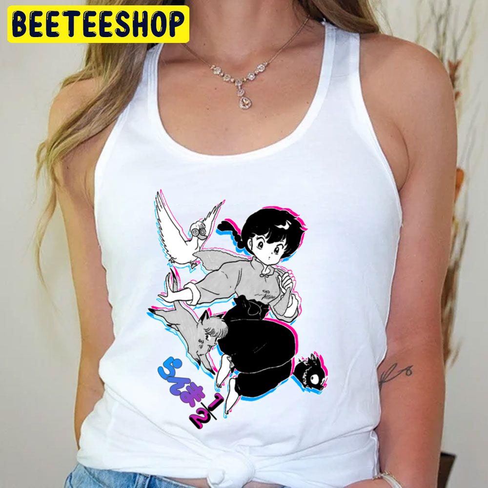 Black Neon Ranma Trending Unisex T-Shirt Black Neon Ranma Trending Unisex T-Shirt