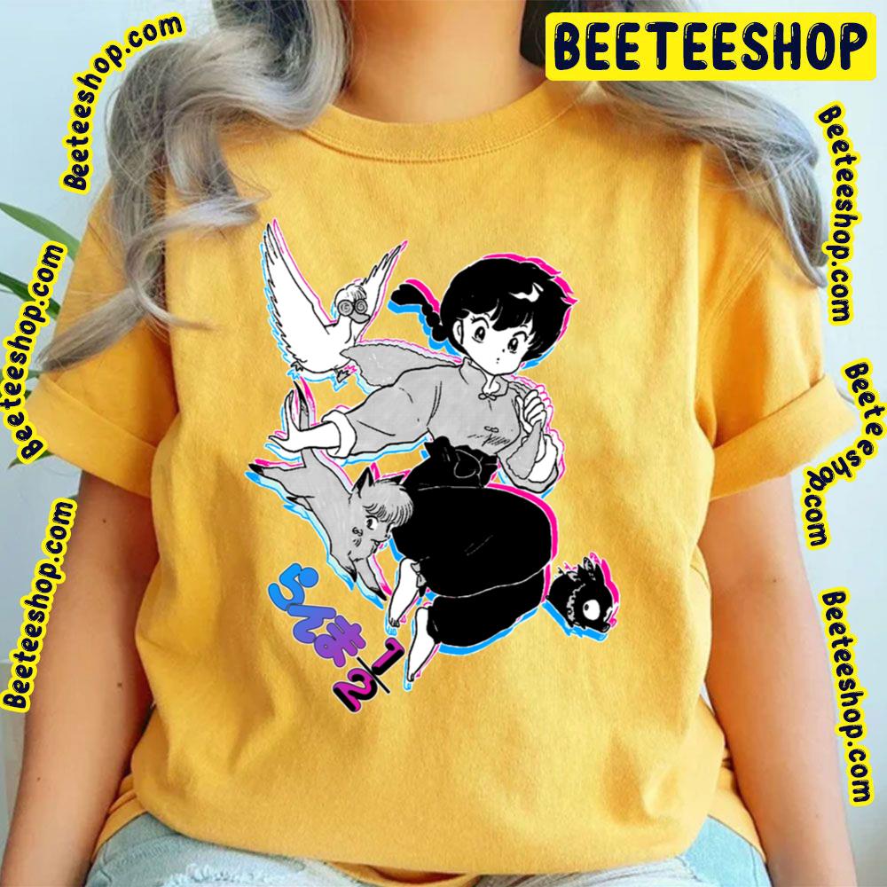 Black Neon Ranma Trending Unisex T-Shirt Black Neon Ranma Trending Unisex T-Shirt