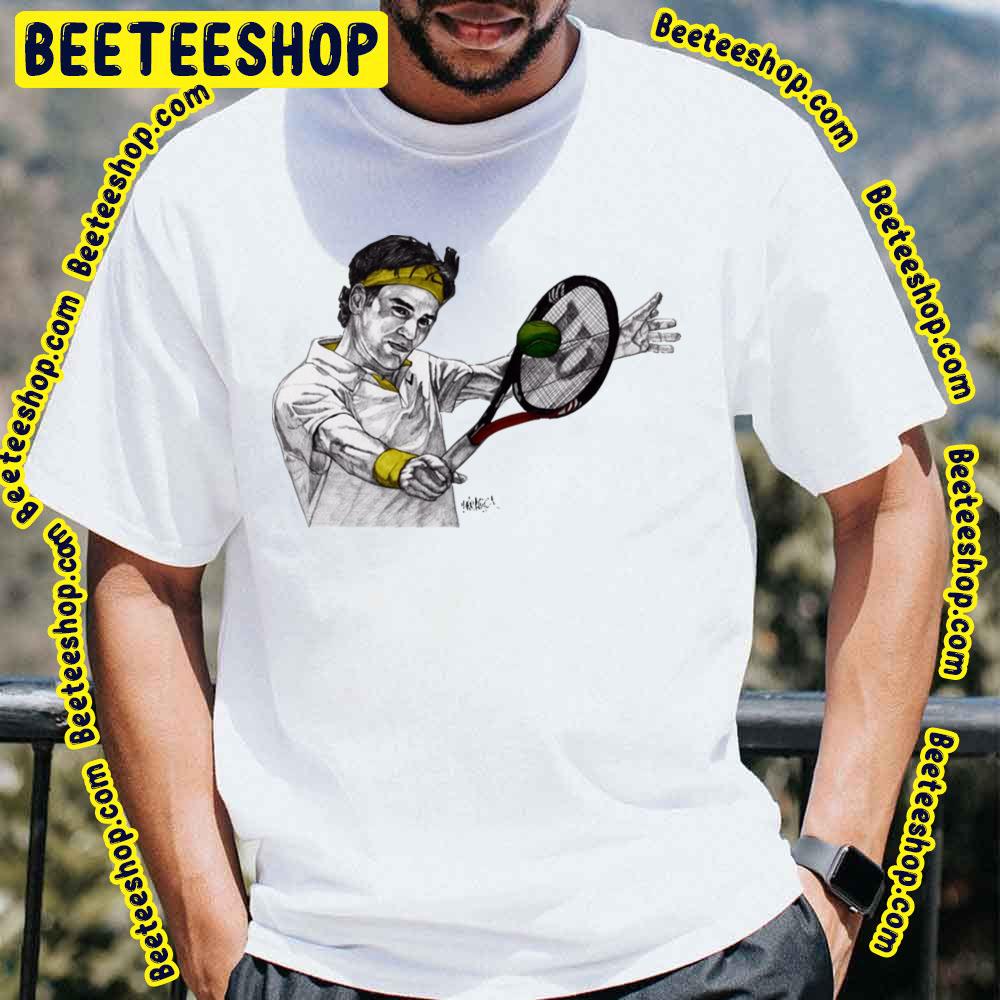 Black Outline Roger Federer Trending Unisex T-Shirt Black Outline Roger Federer Trending Unisex T-Shirt