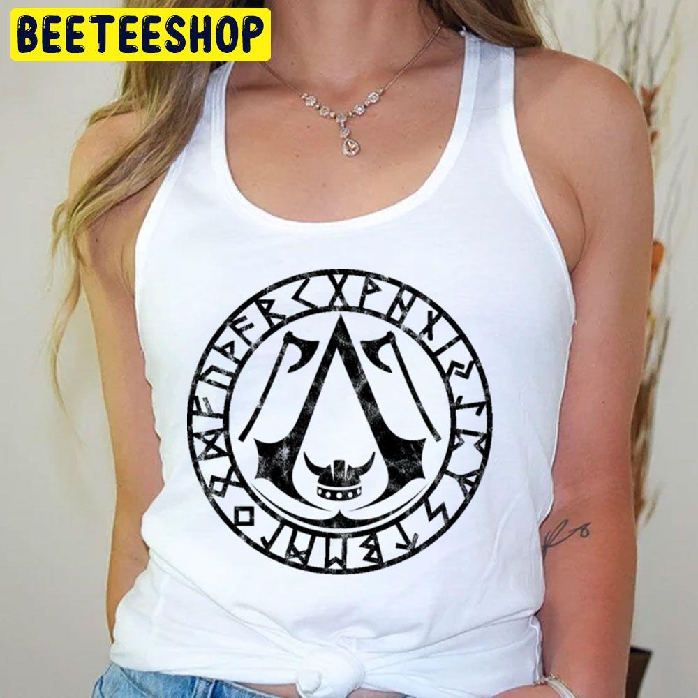 Black Runes Assassin's Creed Valhalla Trending Unisex T-Shirt Black Runes Assassin's Creed Valhalla Trending Unisex T-Shirt