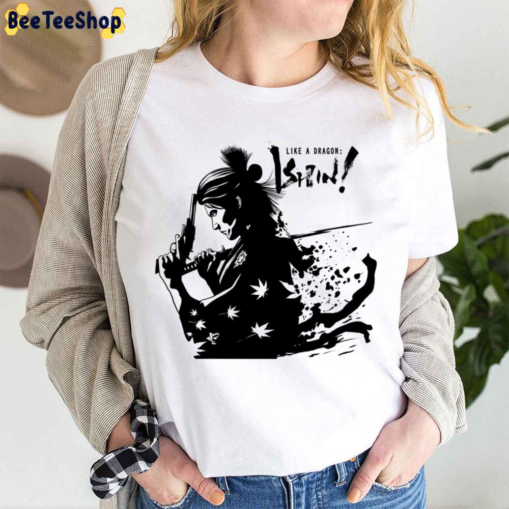 Black Ryu Ga Gotoku Yakuza Like A Dragon Trending Unisex T-Shirt Black Ryu Ga Gotoku Yakuza Like A Dragon Trending Unisex T-Shirt