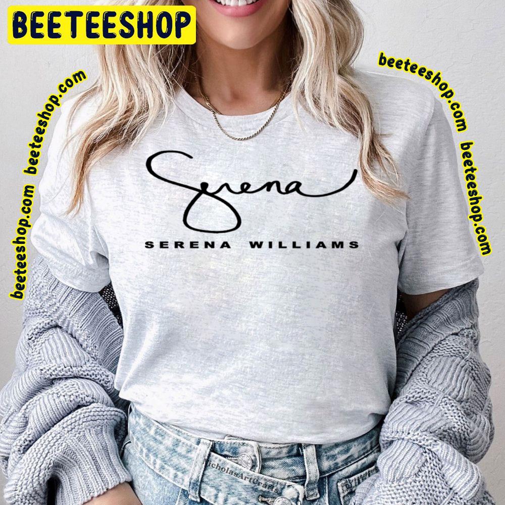Black Signature Serena Williams Trending Unisex T-Shirt Black Signature Serena Williams Trending Unisex T-Shirt