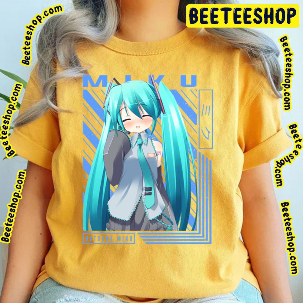 Blue Art Hatsune Miku Trending Unisex T-Shirt Blue Art Hatsune Miku Trending Unisex T-Shirt