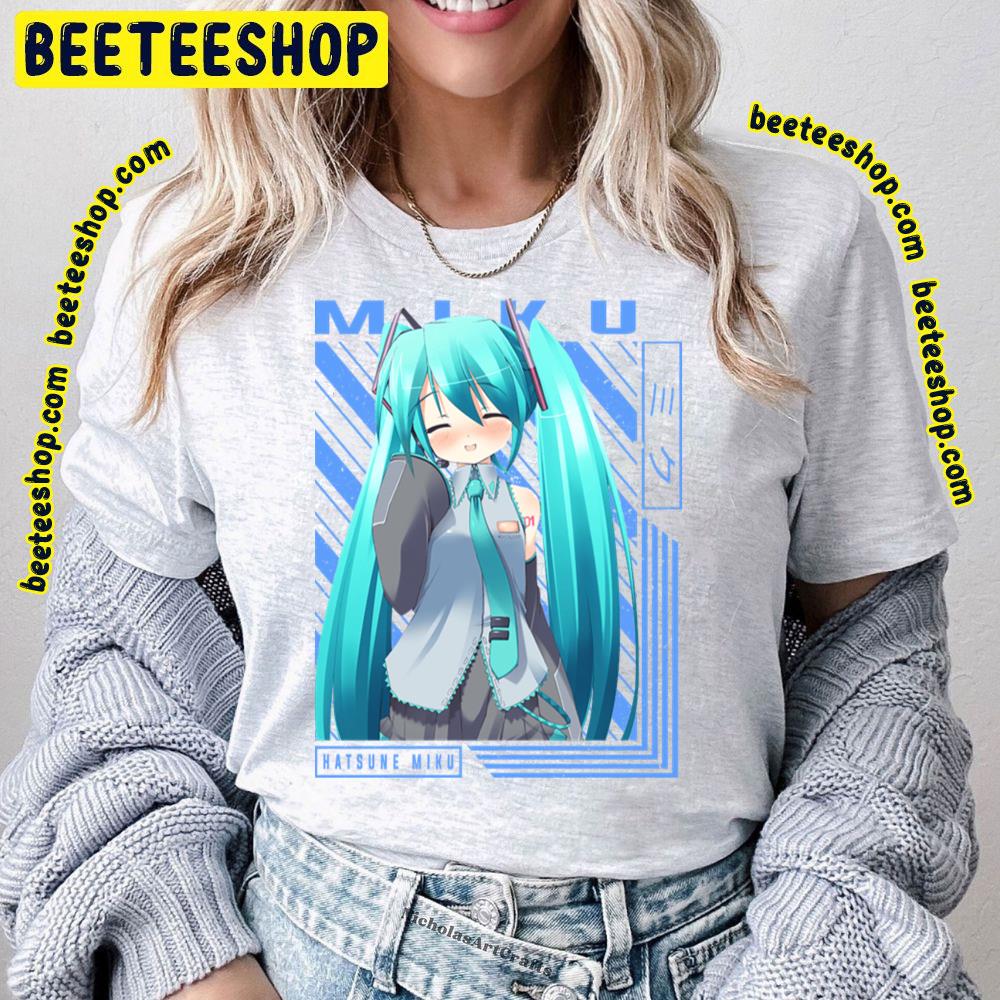 Blue Art Hatsune Miku Trending Unisex T-Shirt Blue Art Hatsune Miku Trending Unisex T-Shirt