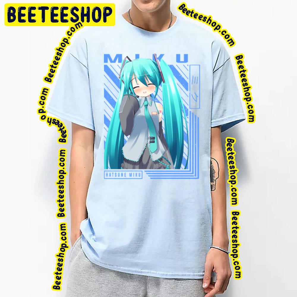 Blue Art Hatsune Miku Trending Unisex T-Shirt Blue Art Hatsune Miku Trending Unisex T-Shirt