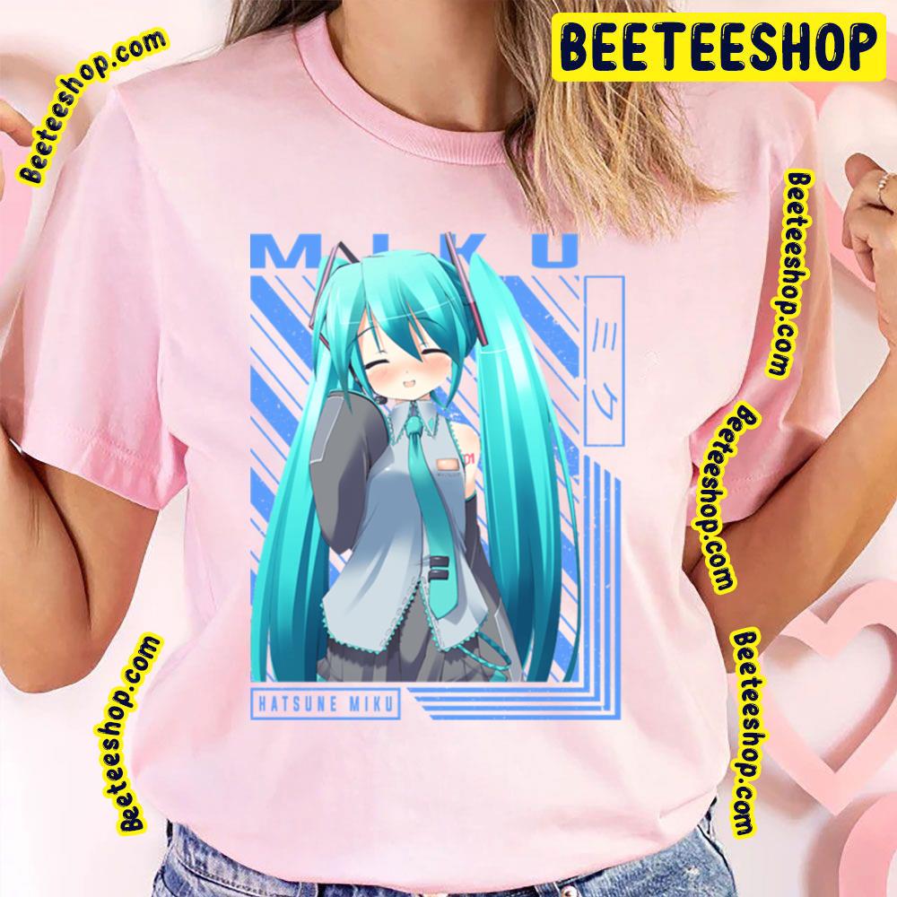 Blue Art Hatsune Miku Trending Unisex T-Shirt Blue Art Hatsune Miku Trending Unisex T-Shirt