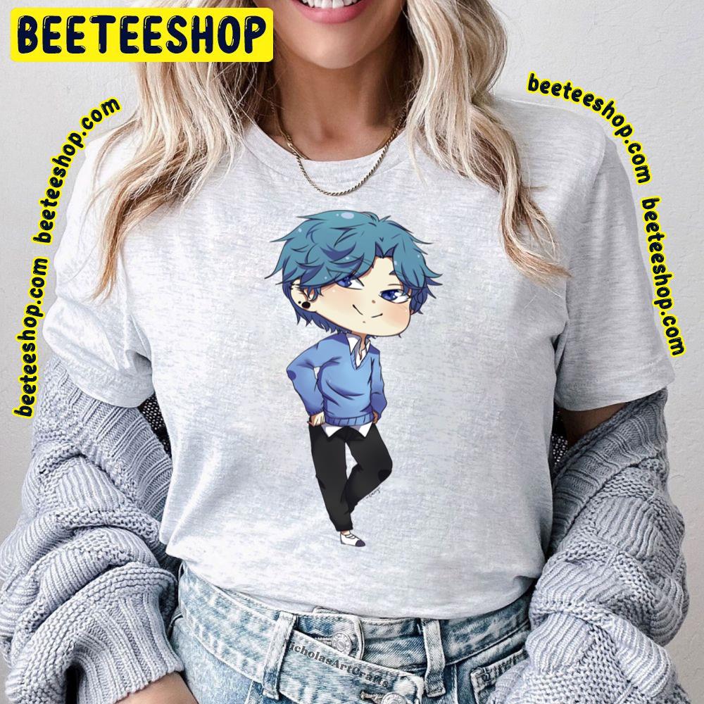 Blue Chibi Yui Tamura Yarichin Bitch Club Trending Unisex T-Shirt Blue Chibi Yui Tamura Yarichin Bitch Club Trending Unisex T-Shirt