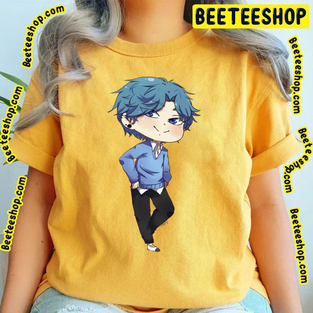 Blue Chibi Yui Tamura Yarichin Bitch Club Trending Unisex T-Shirt Blue Chibi Yui Tamura Yarichin Bitch Club Trending Unisex T-Shirt
