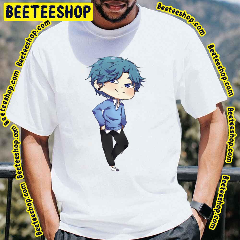 Blue Chibi Yui Tamura Yarichin Bitch Club Trending Unisex T-Shirt Blue Chibi Yui Tamura Yarichin Bitch Club Trending Unisex T-Shirt