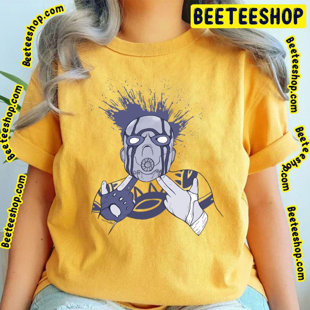 Blue Psycho Shooting Borderlands Trending Unisex T-Shirt Blue Psycho Shooting Borderlands Trending Unisex T-Shirt