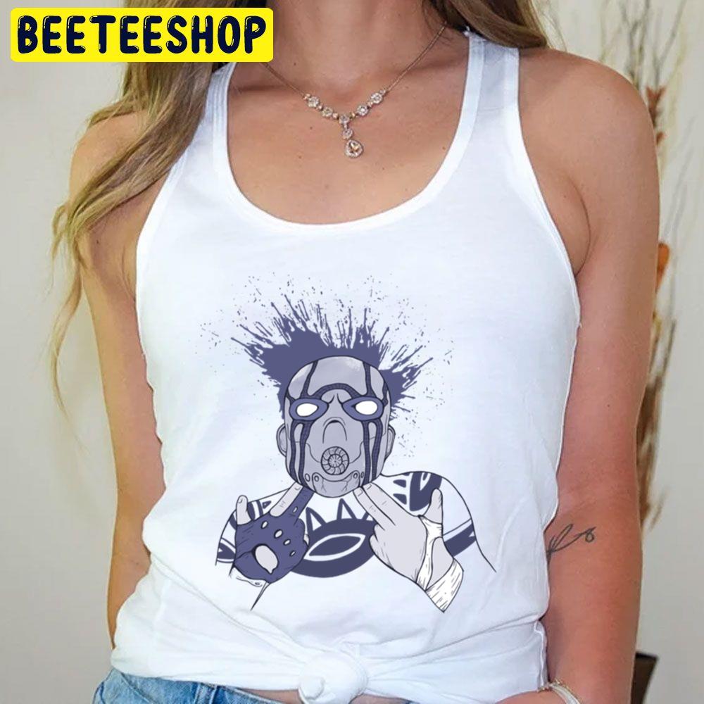 Blue Psycho Shooting Borderlands Trending Unisex T-Shirt Blue Psycho Shooting Borderlands Trending Unisex T-Shirt