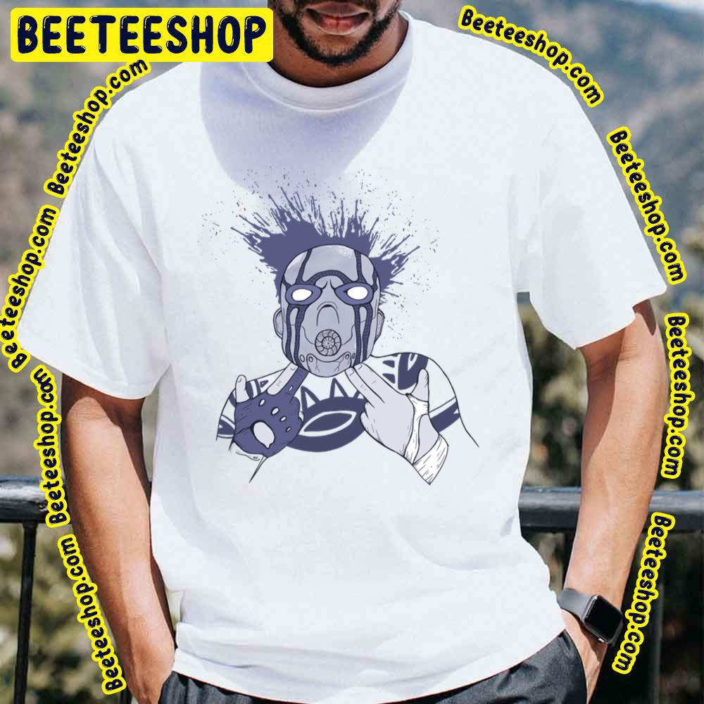 Blue Psycho Shooting Borderlands Trending Unisex T-Shirt Blue Psycho Shooting Borderlands Trending Unisex T-Shirt