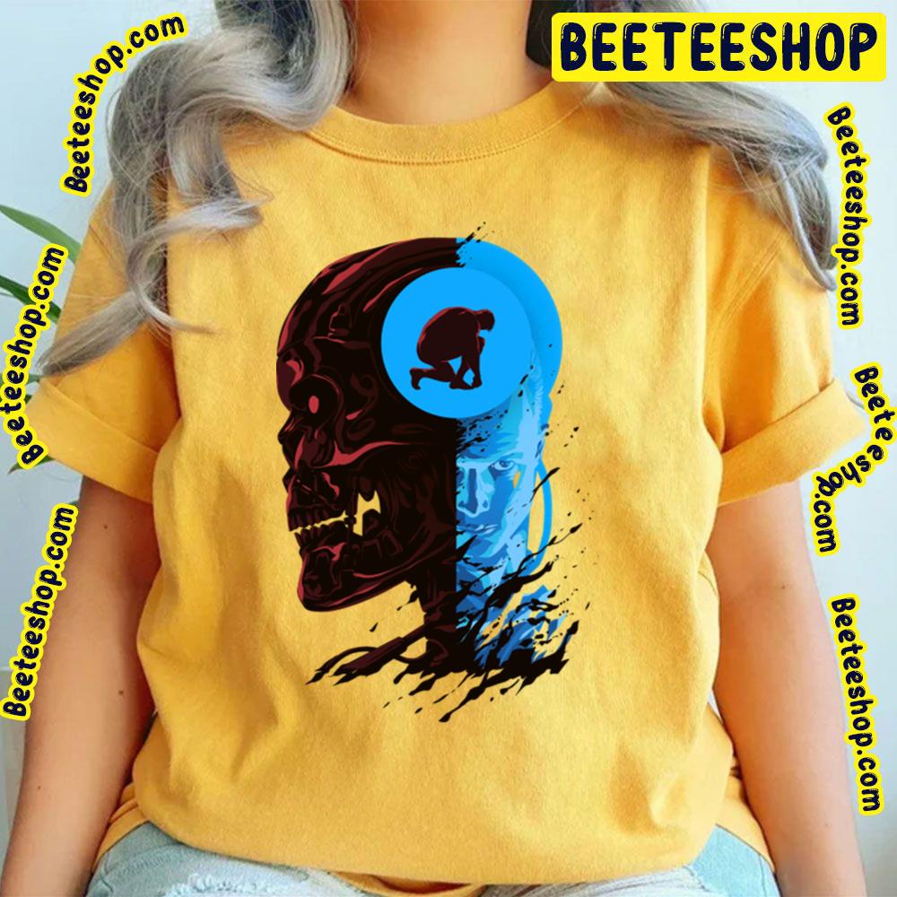 Blue Skull Terminator 2 Judgment Day Trending Unisex T-Shirt Blue Skull Terminator 2 Judgment Day Trending Unisex T-Shirt