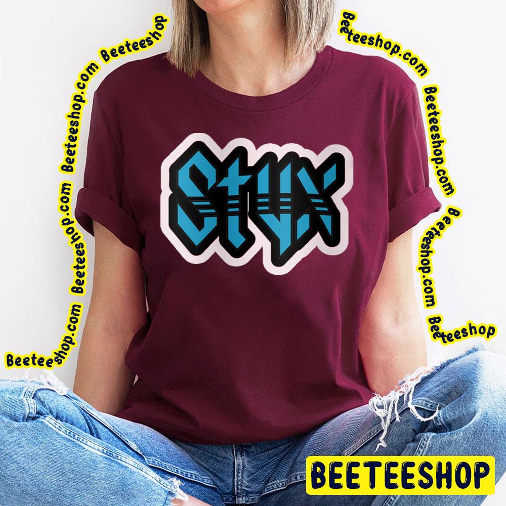 Blue Text Styx Trending Unisex T-Shirt Blue Text Styx Trending Unisex T-Shirt
