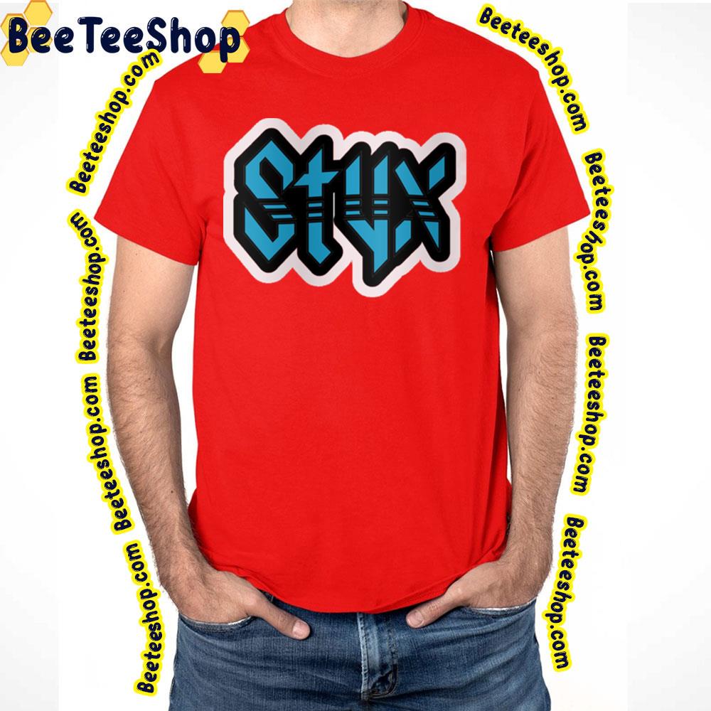 Blue Text Styx Trending Unisex T-Shirt Blue Text Styx Trending Unisex T-Shirt