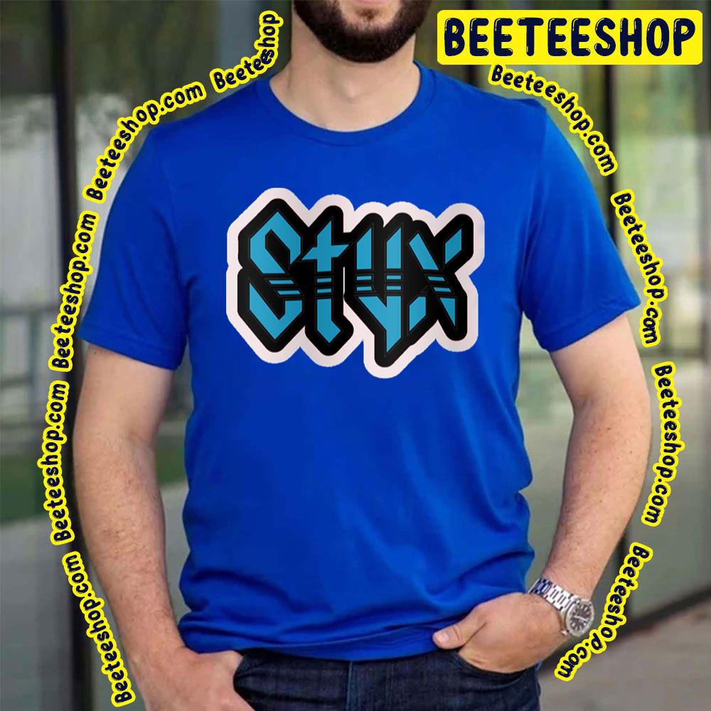 Blue Text Styx Trending Unisex T-Shirt Blue Text Styx Trending Unisex T-Shirt