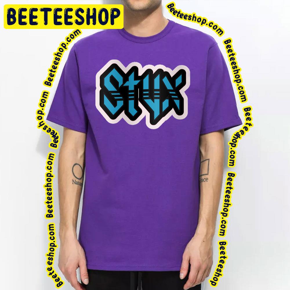 Blue Text Styx Trending Unisex T-Shirt Blue Text Styx Trending Unisex T-Shirt