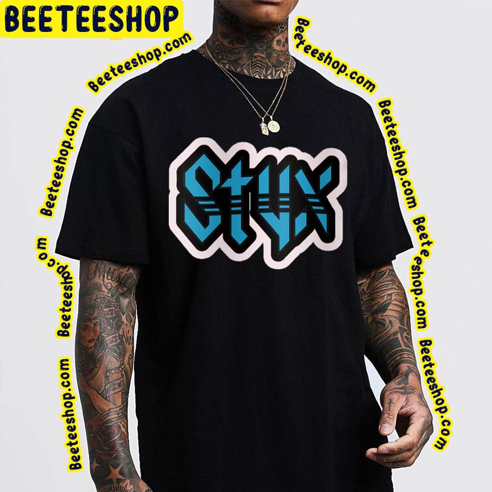 Blue Text Styx Trending Unisex T-Shirt Blue Text Styx Trending Unisex T-Shirt