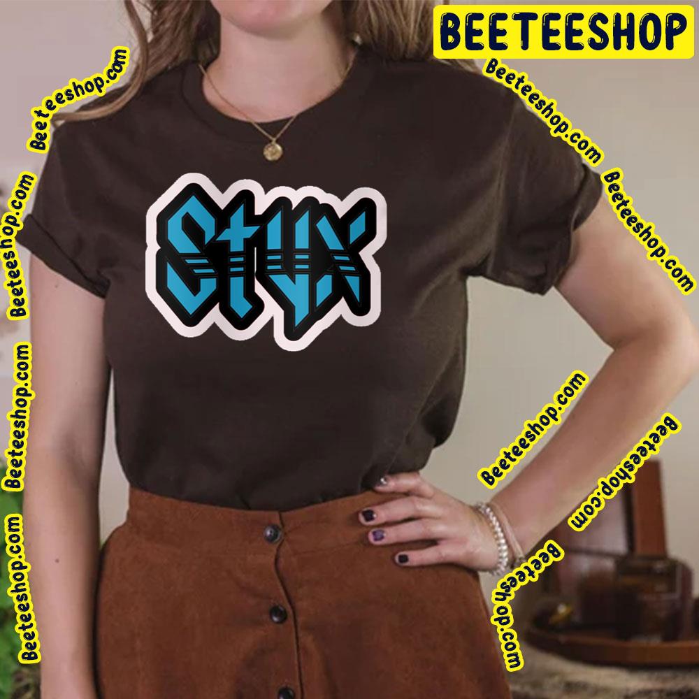 Blue Text Styx Trending Unisex T-Shirt Blue Text Styx Trending Unisex T-Shirt