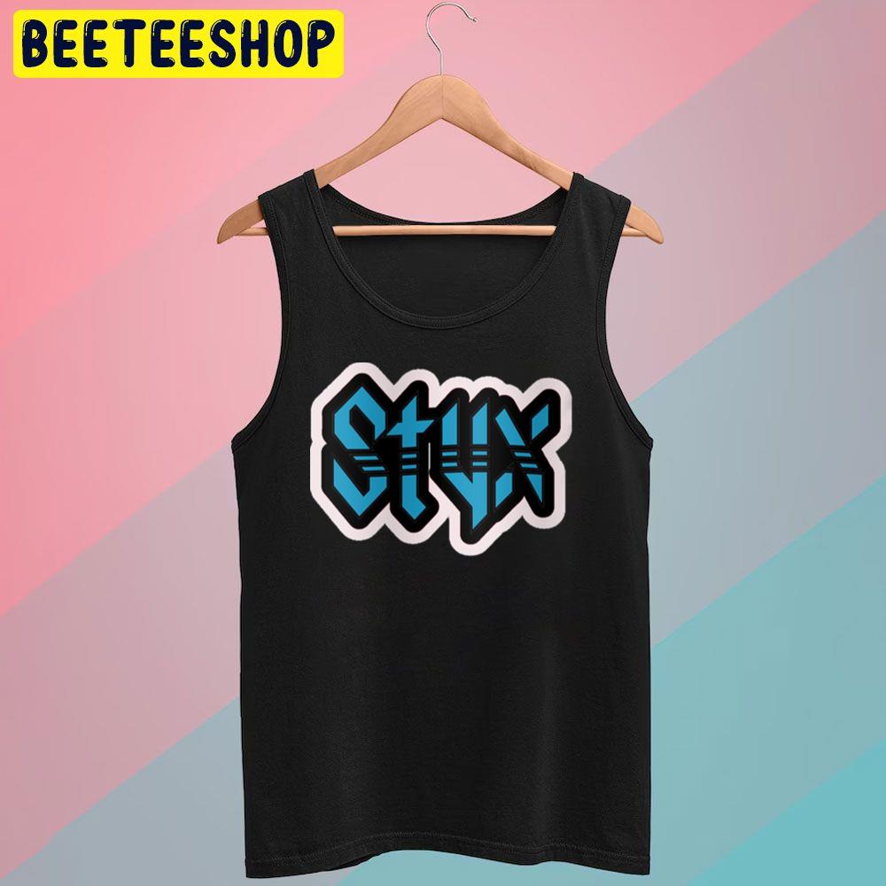 Blue Text Styx Trending Unisex T-Shirt Blue Text Styx Trending Unisex T-Shirt