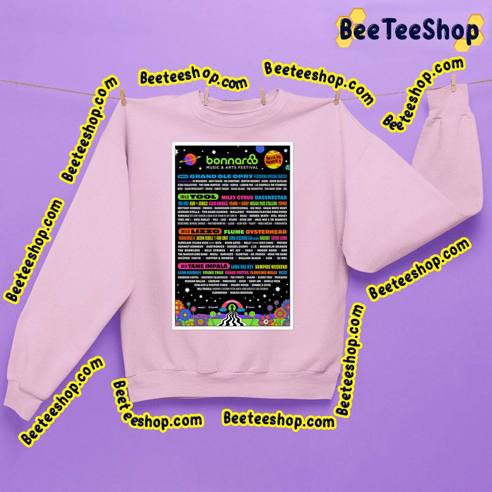 Bonnaroo 2020 Lizzo Tame Impala Music Trending Unisex Sweatshirt Bonnaroo 2020 Lizzo Tame Impala Music Trending Unisex Sweatshirt
