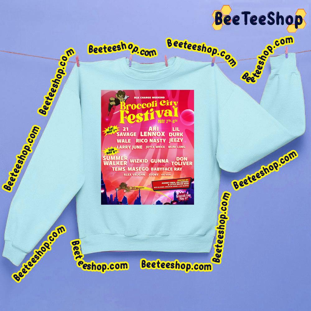 Broccoli City Festival Trending Unisex T-Shirt Broccoli City Festival Trending Unisex T-Shirt