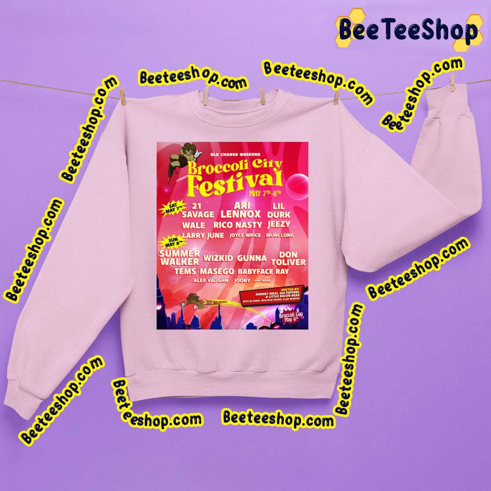 Broccoli City Festival Trending Unisex T-Shirt Broccoli City Festival Trending Unisex T-Shirt
