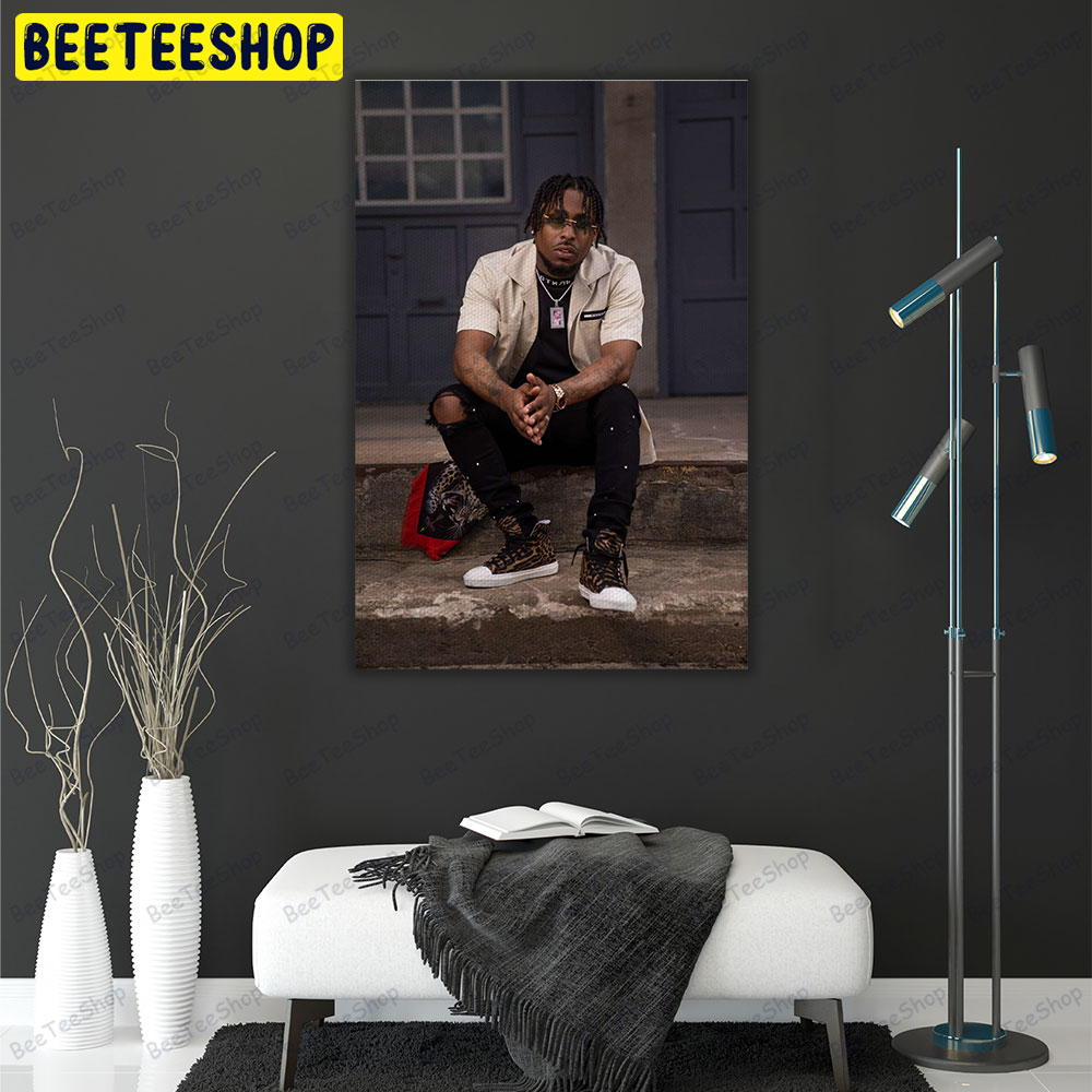 Brs Kash Kashkash Rapper Music Portrait Canvas Brs Kash Kashkash Rapper Music Portrait Canvas