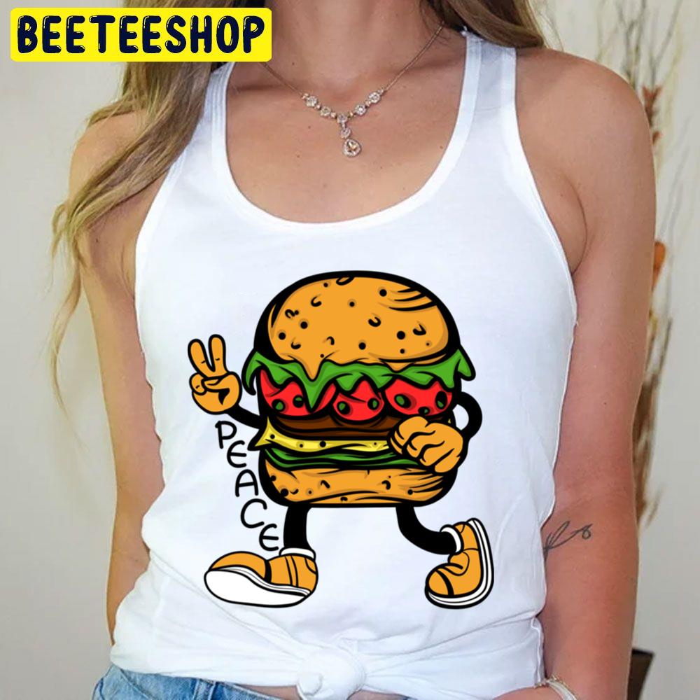 Burger Peace Maker Trending Unisex T-Shirt Burger Peace Maker Trending Unisex T-Shirt